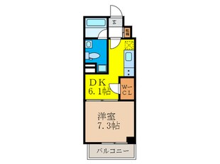 サンレムート江坂eastの物件間取画像